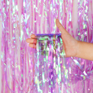 Fringe Cortina Contexto metálico Tinsel Folha Cortinas Fundo para Photo Booth Aniversário Casamento Baby Shower Festa Decorações - Product Image 4