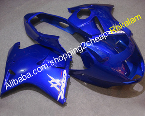 Pour Honda Blackbird CBR1100XX CBR1100 <span class=keywords><strong>CBR</strong></span> 1100 XX 1996 1997 1998 1999 <span class=keywords><strong>200</strong></span> 2001 ~ 2007 Bleu Carrosserie Carénage Moto Kit - Product Image 1