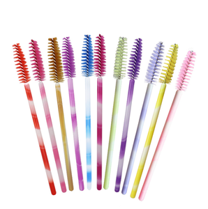50 bâtonnets de <span class=keywords><strong>mascara</strong></span> jetables multicolores en nylon, brosse à cils pour le maquillage, retour à l'école - Product Image 2