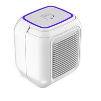 Ventilateur de climatisation portable multifonction tendance avec réservoir d'eau et lumière d'ambiance colorée pour l'extérieur