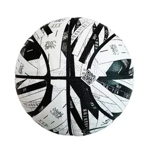 Personalizza il basket in gomma da basket personalizzato per il fornitore di palline da basket per la pratica in pelle di alta qualità taglia 7