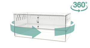 Hete Verkoop Doorzichtige Acryl Kooi Reptiel Terrarium Tank Heremietkrab Bebaarde Dragon Springen Spin Display Rek Behuizing Huisdier Kooi - Product Image 4