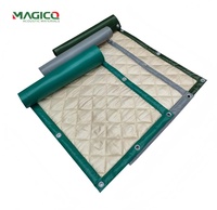 Couverture insonorisante, imperméable et ignifuge, barrière acoustique pour chantier de construction, fourniture de barrières sonores pour projets