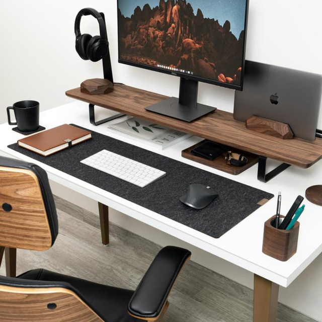Factory Personalized Large Desk Computer Pad Felt Table Desk Mat for Office