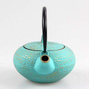 French German Cast Iron Tea Pot Kung Fu Brewing <strong>Kettle</strong> Inner Wall Enamel Rust-proof Small Teapot - Product Image 6