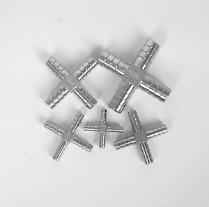 Venta al por mayor 304 de acero inoxidable tipo cruz a través de la Junta pagoda bambú verde cuatro vías accesorios de cánula rápida - Product Image 4