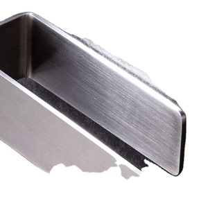 Porte-serviettes auto-adhésif pour salle de bain, nickel brossé, support pour serviettes de bain - Product Image 4