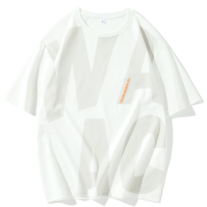 เสื้อยืดผู้ชายแขนสั้นย้อมสีฤดูร้อนหลวมระบายอากาศใส่ได้ทั้งชายและหญิง - Product Image 2