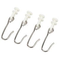Moderne Blanc Lisse En Plastique Plafond Salle De Bains Douche Hôpital Rideau Crochet Runner Toute Vente Prix Disponible