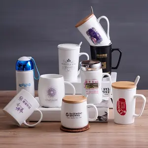 Calentador De Tumbler sublimasi kosong mewah Tazas porselen untuk Cafe Ceramica Cofee Mug dengan cetak Logo