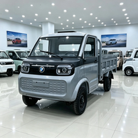 Mini camion électrique pour le marché de gros, véhicule à 4 roues avec cabine climatisée