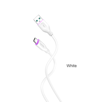Câble Micro USB en silicone KAKU 25W à charge rapide, 1M, durable, souple, câble de données USB 2.0 pour chargeur de téléphone Android, vente en gros