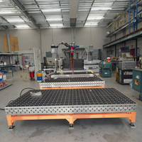 Table de soudage portable en acier, durabilité longue durée, finition flexible, mesurable et résistante à la rouille, nouvelle station de soudage au nitruage