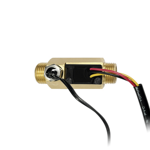 Sensor de Flujo Micro Hall de Latón FHS-6CV-0.3T3L-2CS, Doble Rosca G1/4 DN8, 0.3-3L/min, 5-24VDC, Detector de Pulsos de Ultra Baja Corriente - Product Image 2