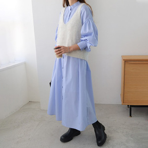 Robe longue ample à manches lanternes style <span class=keywords><strong>japonais</strong></span> pour <span class=keywords><strong>femme</strong></span>, décontractée, en coton, pour l'automne, fabrication OEM - Product Image 3