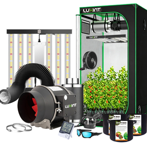 LUXINT Led <strong>Grow</strong> <strong>Light</strong> With 600D Tent 4x4 5x5 ft <strong>Indoor</strong> <strong>Grow</strong> Tent Complete Kit Sets <strong>for</strong> Garden Buildings Greenhouses Hydroponics - Product Image 3