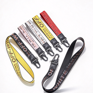 Direct Factory Customized Logo Jacquard Breakaway Sublimation Polyester <b>Lanyard</b> Neck Strap <b>Key</b> Chain Nylon Jacquard <b>Lanyard</b> - Product Image 1