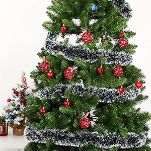 Ready to Ship <b>Tree</b> Promotional Green Grass Christmas PET Tinsel Garland - Product Image 4
