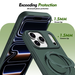 Funda de Fibra de Carbono Más Vendida para iPhone 17 18 <span class=keywords><strong>Pro</strong></span> Max, Serie con Soporte Magnético, Funda de Fibra de Aramida para Vendedores de <span class=keywords><strong>Amazon</strong></span> y eBay - Product Image 5