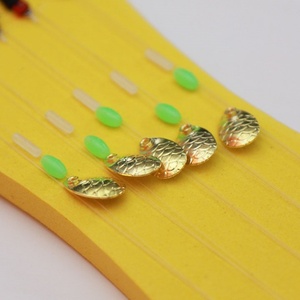 Luya Fly Hook Set Appâts à paillettes de graines de melon avec bande blanche 5 ensembles pour la pêche à la <span class=keywords><strong>carpe</strong></span> Cheval Bouche Casting Aide Poisson artificiel - Product Image 4