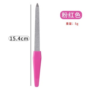 Stainless Steel <b>Nail</b> <b>File</b> 15.4cm Double Sided 180 Grit For <b>Nail</b> Care And Callus Removal - Product Image 1