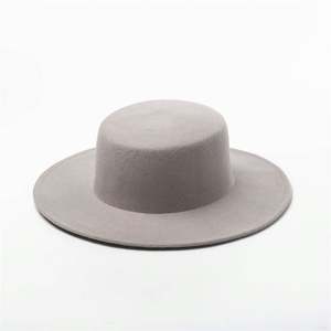 Sombreros Fedora de Ala Ancha de Lana para Adultos X1233, Gorras Planas Casuales Transpirables Unisex - Product Image 5