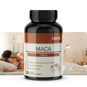 OEM Fabrikant Eigen Merk 1500mg Zwarte Peper Extract <span class=keywords><strong>Maca</strong></span> Capsules voor Volwassenen - Antioxidant Immuunsysteem Ondersteuning 90 Capsules Per Verpakking - Product Image 1