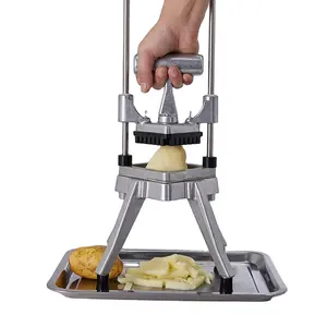 3/8 inch Kitchen Tools Manual Potato Chips French Fry Cutter Fruit Vegetable Onion Cutting Chopper Slicer Machine