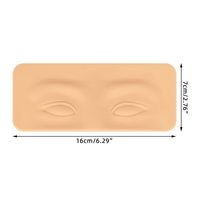 Silicone sourcil tatouage pratique peau microlame maquillage peau tranche sourcil modèle eyeliner tatouage latex peau