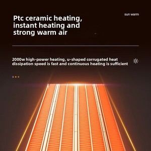 Freestanding dọc điện nóng fan hâm mộ PTC yếu tố làm nóng 2000W năng lượng hiệu quả lớp A +++ nhiệt kỹ thuật số 11-20 - Product Image 4