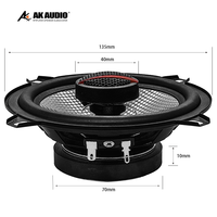 Haut-parleur de voiture AK-511 à prix compétitif d'usine et de haute qualité Haut-parleur coaxial 2 voies 4/5/6, 5 pouces, musique gamme complète audio