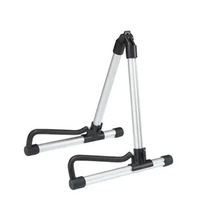 알루미늄 합금 접는 수직 기타 스탠드 A 프레임 기타 액세서리 - Product Image 2