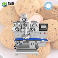 Machine automatique d'encrustage pour choux à la crème et mochi, pour crème glacée et bonbons, 220V, capacité 20-120 pièces/min