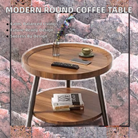 Table basse Senwell moderne avec plateau en métal 50*50*45cm, assemblage rapide, design réglable, garantie 1 an, couleur personnalisable