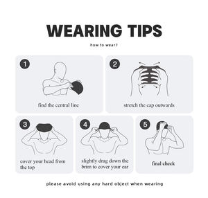 Hochwertige beste wasserdichte Badehüte Hochela tische Silikon-Bade kappen Hotsale-Bade kappen - Product Image 6