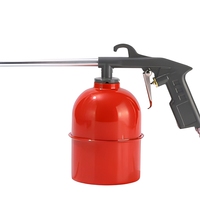 Pistolet de nettoyage pneumatique haute pression à buse réglable pour dégraissage de moteur de voiture et nettoyage de surface avec gobelet