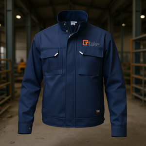 เสื้อแจ็คเก็ต Ttake รุ่นปกติ สีกรมท่า ไซส์ L ชุดทำงานเพื่อความปลอดภัย - Product Image 3