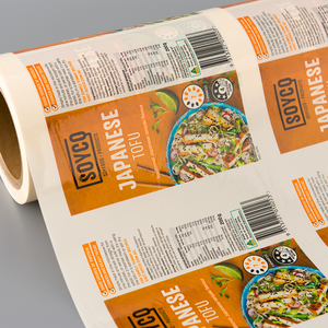 Lucky Time Premium Food Grade <span class=keywords><strong>giapponese</strong></span> Tofu Snack di sigillatura rotolo di pellicola di plastica per l'imballaggio