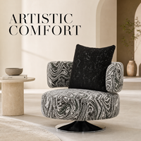 Fauteuil d'appoint individuel en tissu, rembourré, pour salon et appartement, vente directe usine, OEM/ODM, offre spéciale