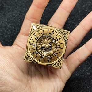Zhanguang di động 7-in-1 RPG xúc xắc Spinner Roulette tay xoay bảng trò chơi D6 đa diện kim loại Xúc xắc tùy chỉnh bảo vệ - Product Image 3