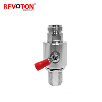 Parafoudre double N femelle vers N femelle à montage encastré avec protection GDT 0-6G
