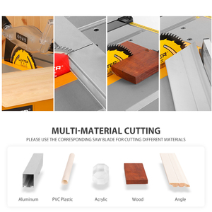 Portable Multifunctional Precision Automatic <b>Sliding</b> Table Saw New Condition Horizontal Core Motor Wood Cutting Machine for - Product Image 4