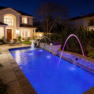 Fontana Danzante Moderna DEWY in Acciaio Inossidabile di Lusso, Effetto Onda Scintillante, Getto d'<span class=keywords><strong>Acqua</strong></span> Musicale per Piazze Centrali Cittadine - Product Image 4