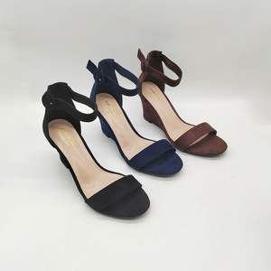 Elegant Women's Suede Open Toe One-Line Shoes Ankle Strap <strong>Espadrille</strong> Platform Breathable Outdoor <strong>Wedges</strong> Sandals for Summer - Product Image 2