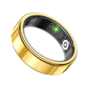 แอปสายรัดข้อมืออัจฉริยะเพื่อสุขภาพควบคุมข้อมูลการนอนหลับและการออกกำลังกายการติดตามวงแหวนเหล็กอัจฉริยะรองรับทั้งแอนดรอยด์และแอปเปิ้ล iOS - Product Image 3