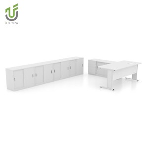 Table de formation moderne à plateau rabattable, bureau de conférence pliant minimaliste avec panneau de modestie en métal perforé et pieds en T - Product Image 4
