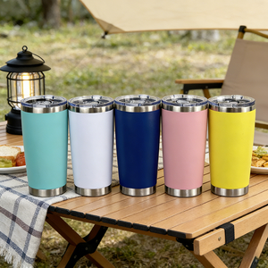 Vaso Térmico <span class=keywords><strong>de</strong></span> Acero Inoxidable 304 <span class=keywords><strong>de</strong></span> 20oz con Logotipo Personalizado, Tapa Múltiple, Venta al por Mayor, Taza <span class=keywords><strong>de</strong></span> Café con Aislamiento al Vacío <span class=keywords><strong>de</strong></span> Doble Pared - Product Image 6