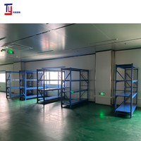 Support de rangement amovible multifonctionnel pour entrepôts Construction en acier et métal avec roues sans étagères en spirale Carton emballé