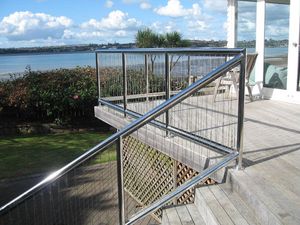 Câble de rail de balcon en <span class=keywords><strong>acier</strong></span> inoxydable, clôture moderne, câble vertical/de sécurité, utilisation en extérieur - Product Image 2