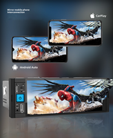 Lecteur multimédia Android 6.86 pouces 1Din autoradio écran tactile voiture stéréo bluetooth navigation caméra arrière voiture mp3 mp5 lecteur